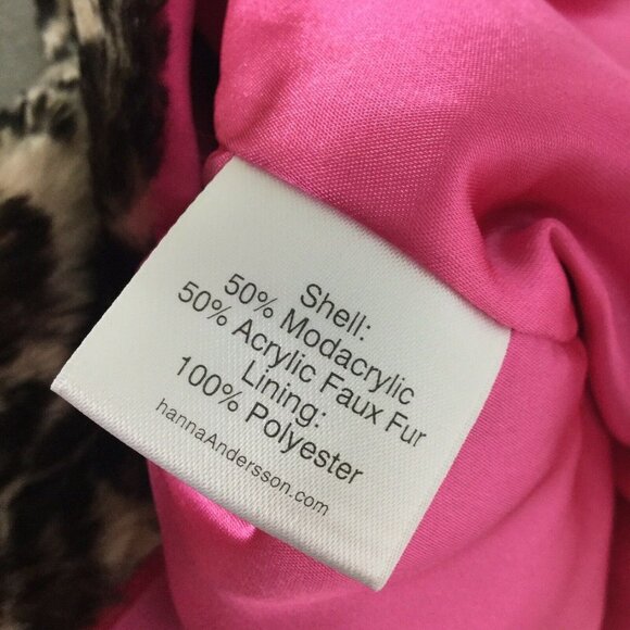 Hanna Andersson Girls Cheetah Print Vest 150 Sz 12 - Picture 7 of 8